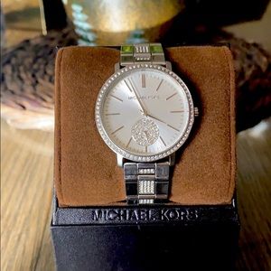 Michael Kors Jaryn Crystal pave bracelet watch